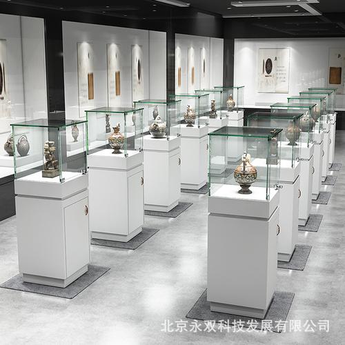 木制烤漆产品展示柜珠宝柜模型展厅样品玻璃柜台博物馆文物展览柜